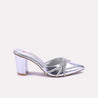 sorrel womens silver bridal mules