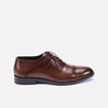 sovereign mens brown cap toe oxford shoes