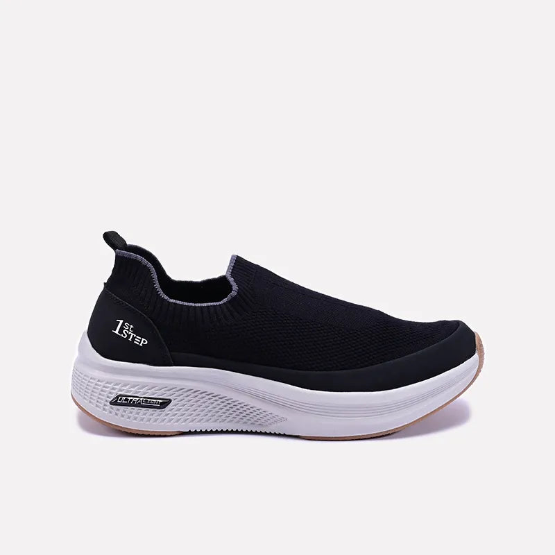 Sprint Black Slip On Sneakers 0120506