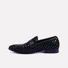 stirling black loafer dress shoes for men