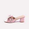 svella peach fancy slippers  for womens