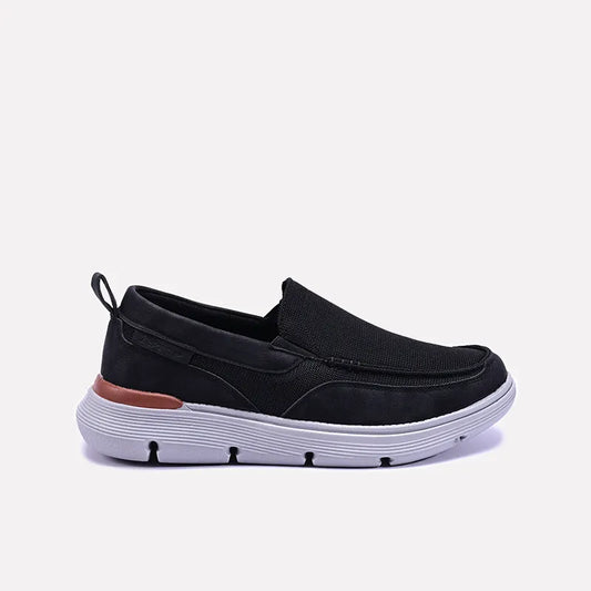 Swerve Black Slip On Sneakers 0120496