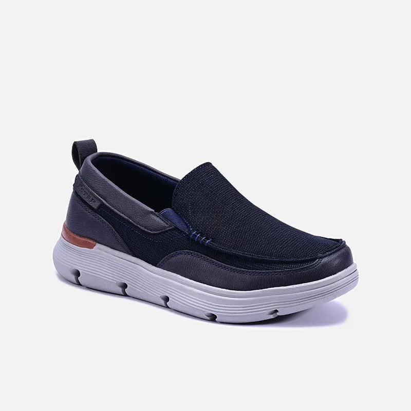 Swerve Blue Slip On Sneakers 0120496
