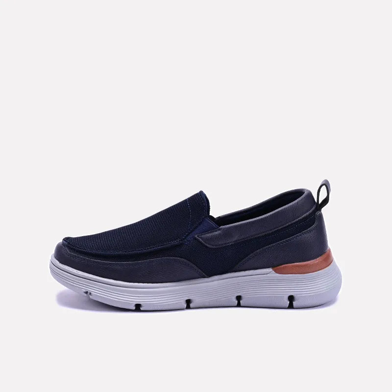 Swerve Blue Slip On Sneakers 0120496
