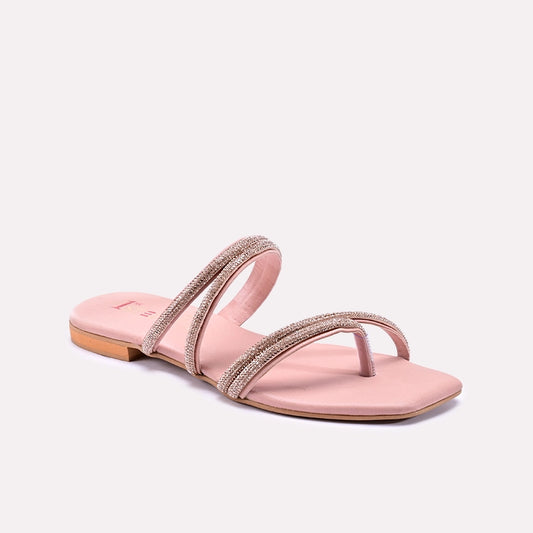 Sylvette Peach Fancy Slippers 0412837
