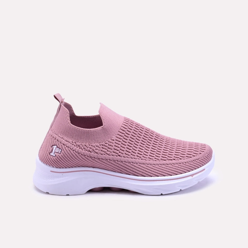 Taliah women Pink Slip On Sneakers