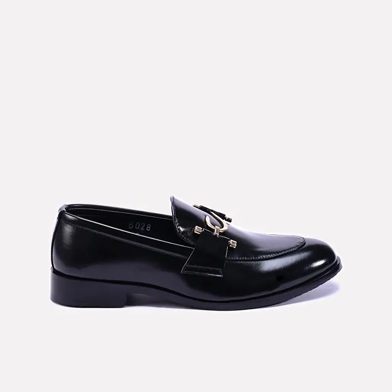 talon mens black formal shoes