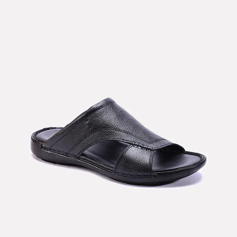 tanner black casual slippers