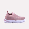 Tauria women Pink Slip On Sneakers