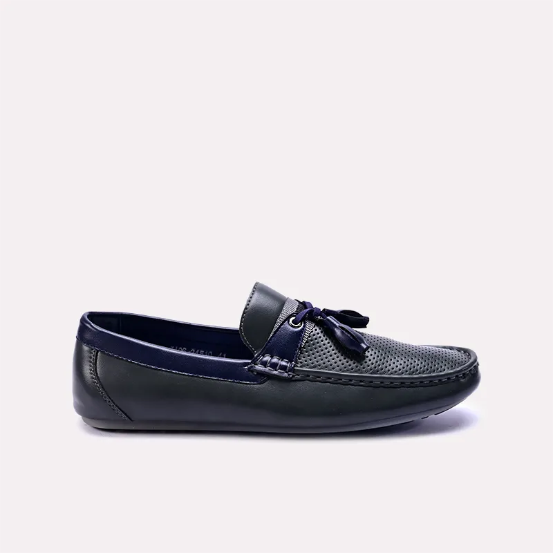 thaddeus mens gray tassel loafers