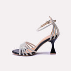 Tiffany Black Bridal Heel Sandals 0421268