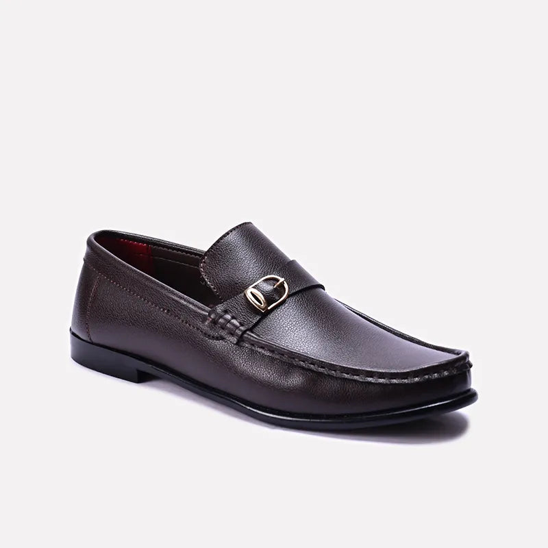 titan brown loafers