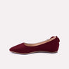 tulip maroon fancy pumps for women