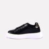 urban vibe black platform sneakers for men