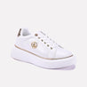 urban vibe white platform sneakers