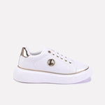 urban men vibe white platform sneakers