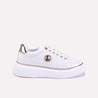 urban men vibe white platform sneakers