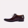 valor maroon glossy dress shoes for men