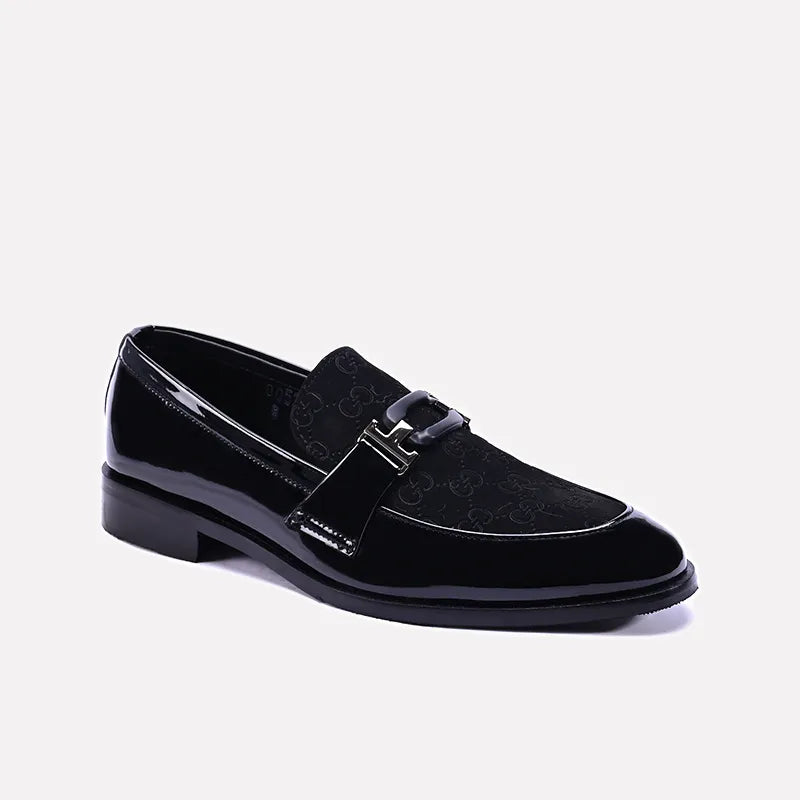 vance black formal shoes