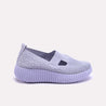 Vela women Gray Platform Slip On Sneakers