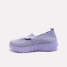 Vela Gray Platform Slip On Sneakers for women