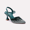 velora sea green bridal pumps