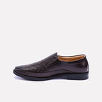 Ashby Brown Slip On Dress Shoes 0111250