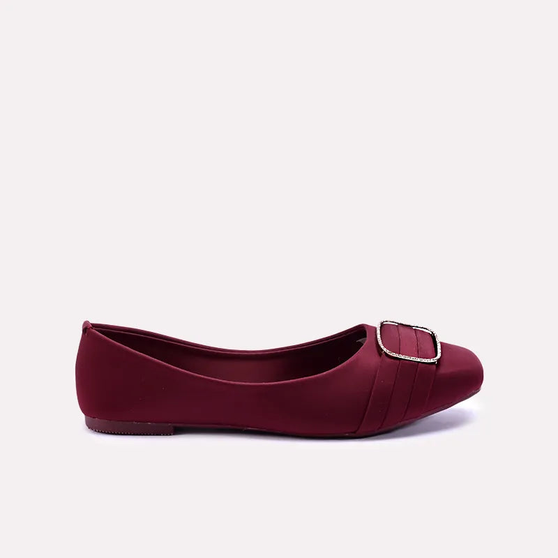 veronica women maroon casual pumps