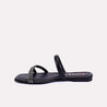 vesper black fancy slippers for women