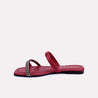 vesper maroon fancy slippers for women