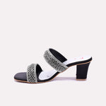 Veyla Black Fancy Heel Slippers 0412841