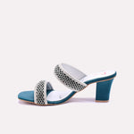 Veyla Dark Green Fancy Heel Slippers 0412841