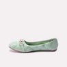 victoria green casual pumps for women