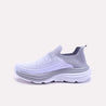 Vionette Gray Slip On Sneakers for women