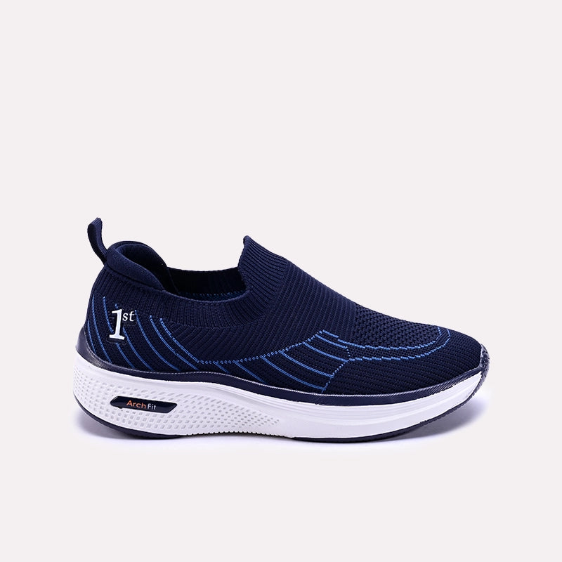 Viora Blue Slip On Sneakers 0440782