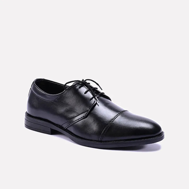 Virtue Black Derby Dress Shoes 0111183