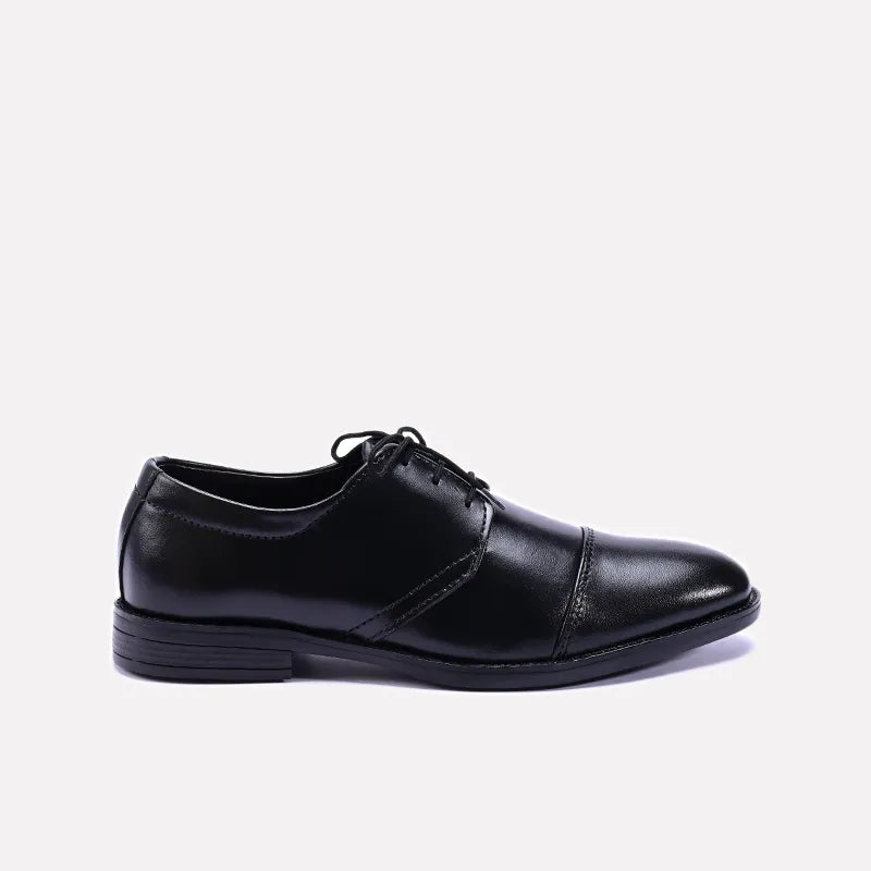 Virtue Black Derby Dress Shoes 0111183