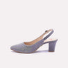 vivid gray fancy pumps for womens