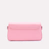 vivid pink sleek crossbody bag for women