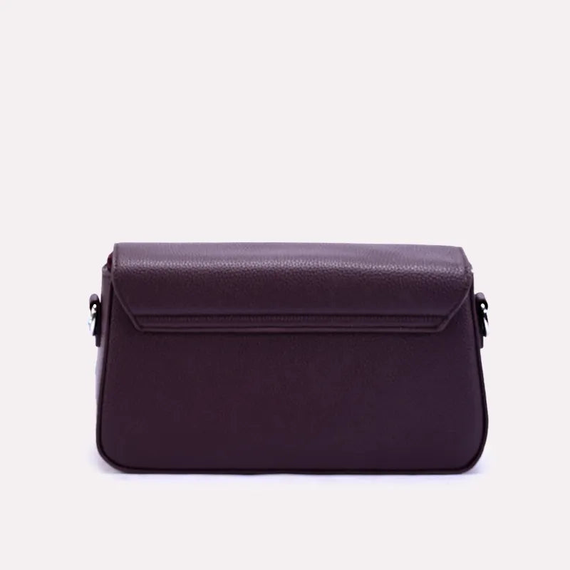 vivid purple sleek crossbody bag for women