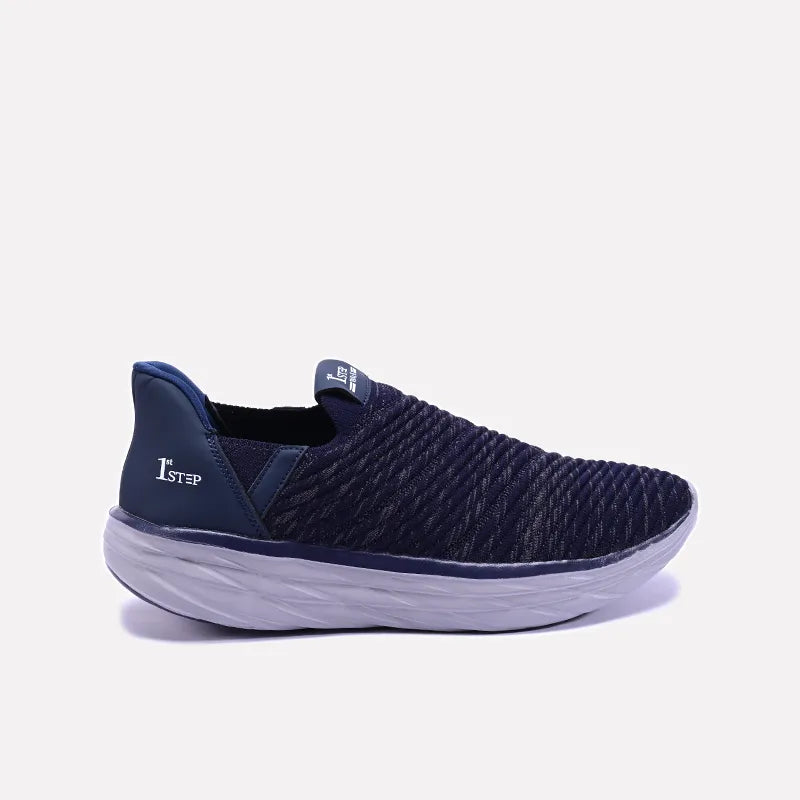 Vortex Blue Slip On Sneakers 0120503