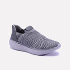 Vortex Gray Slip On Sneakers 0120503