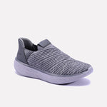 Vortex Gray Slip On Sneakers 0120503