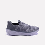 Vortex Gray Slip On Sneakers 0120503