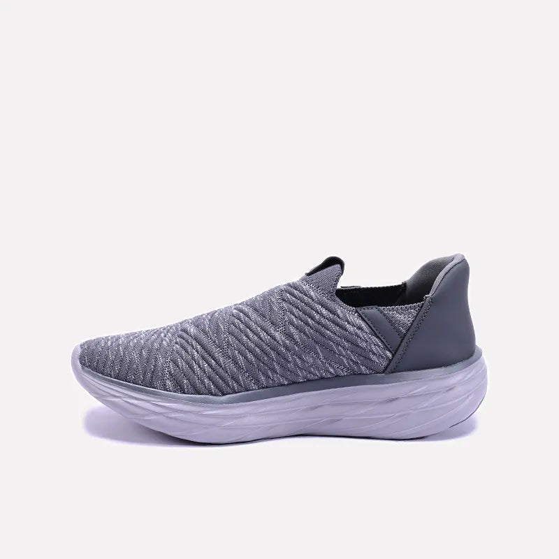 Vortex Gray Slip On Sneakers 0120503