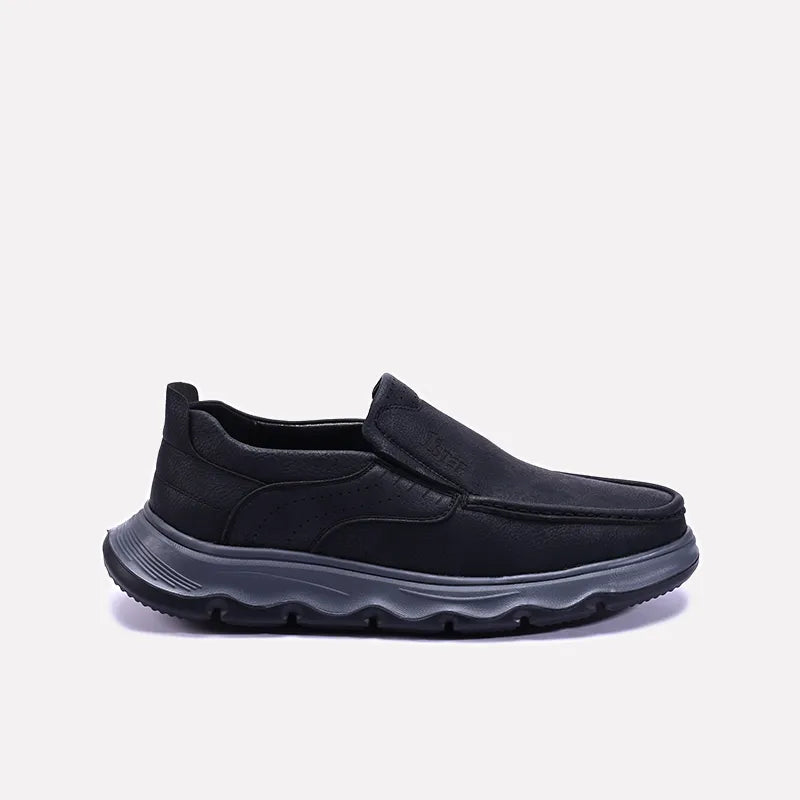 Walker Black Thick Sole Sneakers 0120510