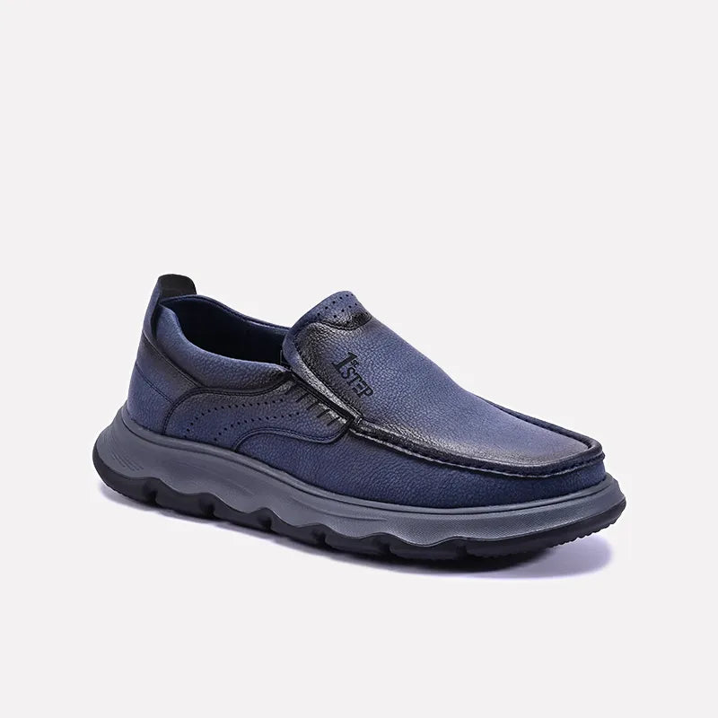 Walker Blue Thick Sole Sneakers 0120510