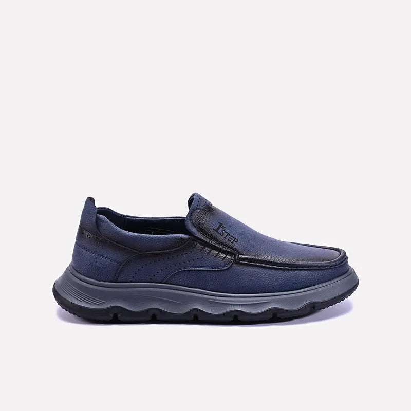 Walker Blue Thick Sole Sneakers 0120510
