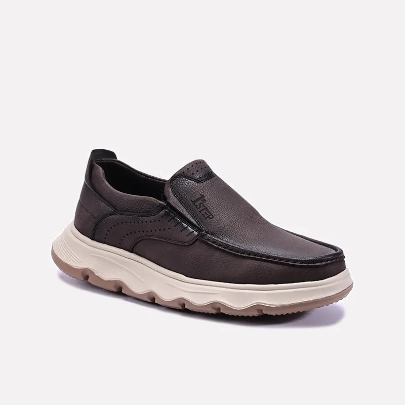 Walker Brown Thick Sole Sneakers 0120510