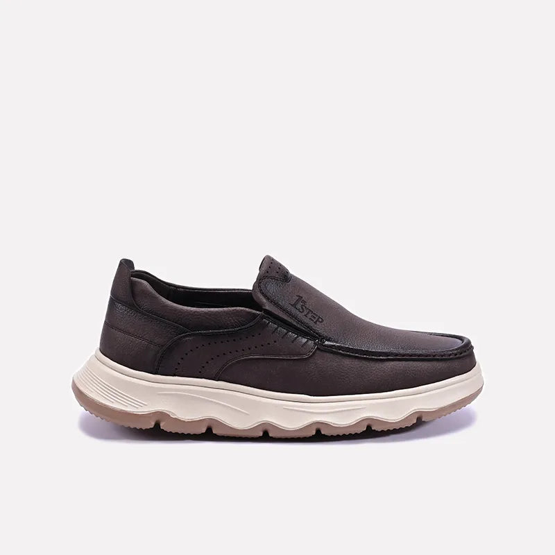 Walker Brown Thick Sole Sneakers 0120510